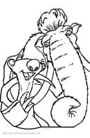 Ice Age kleurplaat 11